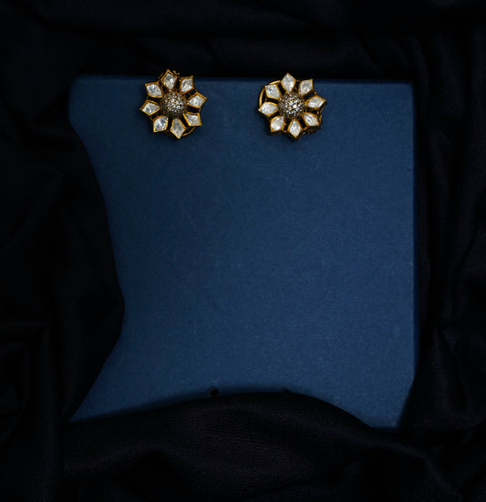 Saanvi Floral Glow Studs