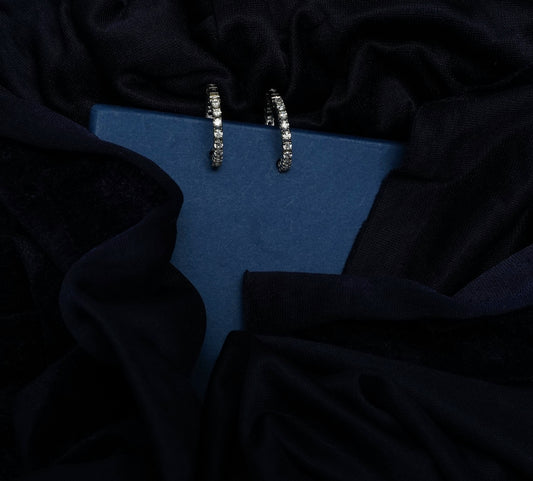 Silver Luminara Hoops