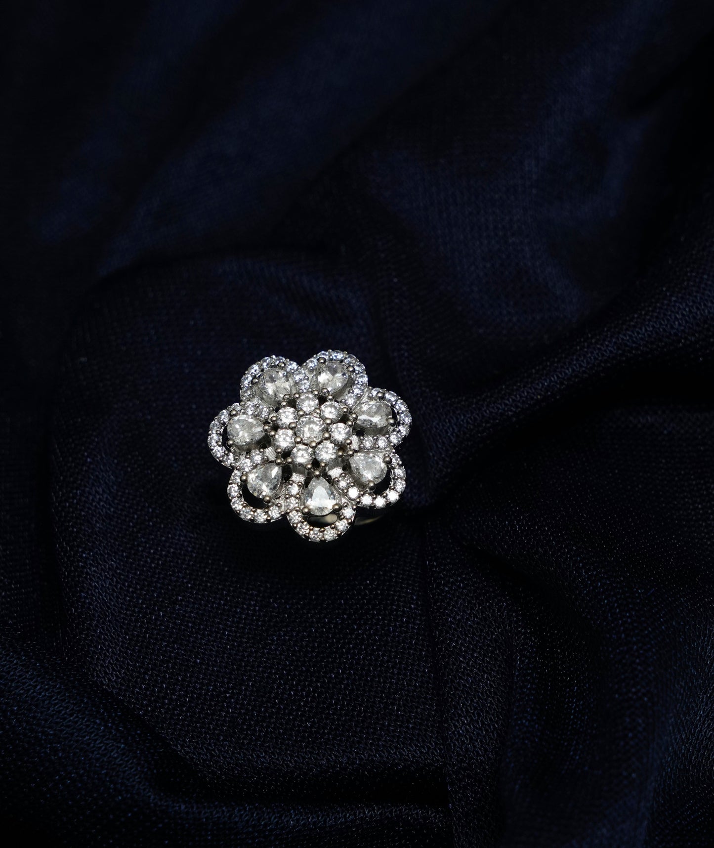 Regal Petal Blossom Ring