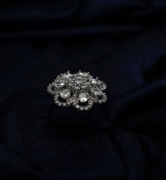 Regal Petal Blossom Ring