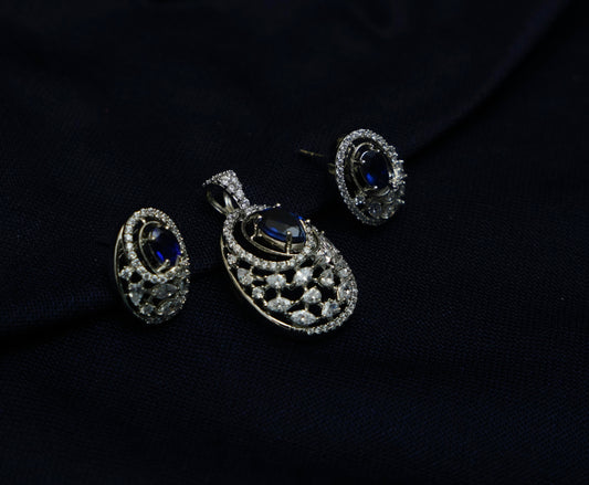 Tarangini Neel Oval Set