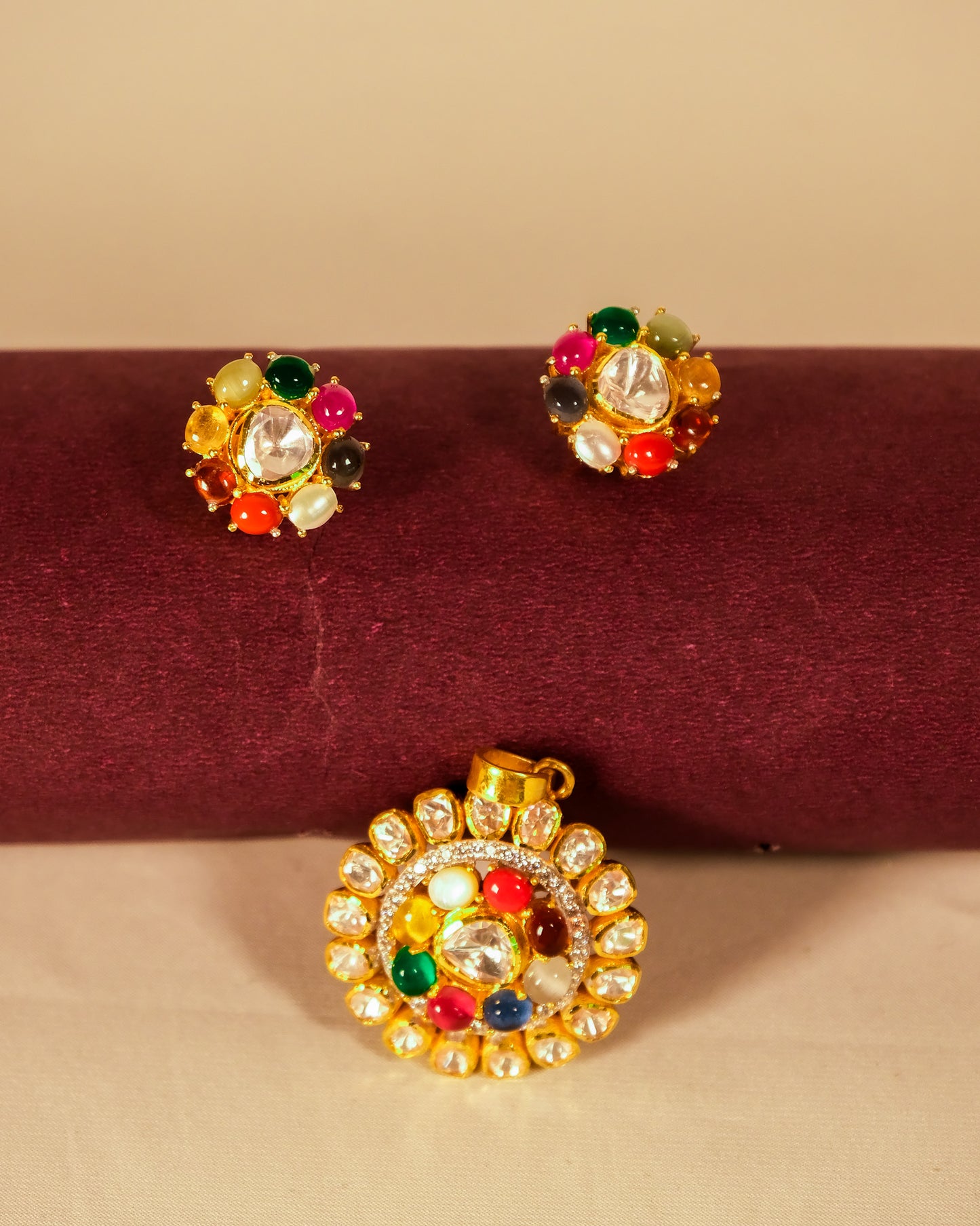 Varnika Earrings and Ring Set