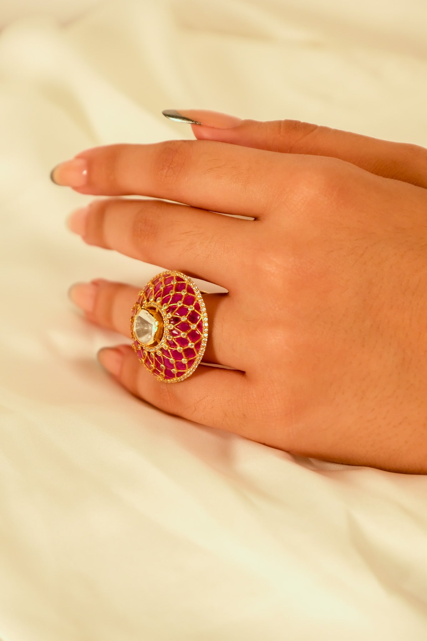 Nayra Mesh Dome Ring