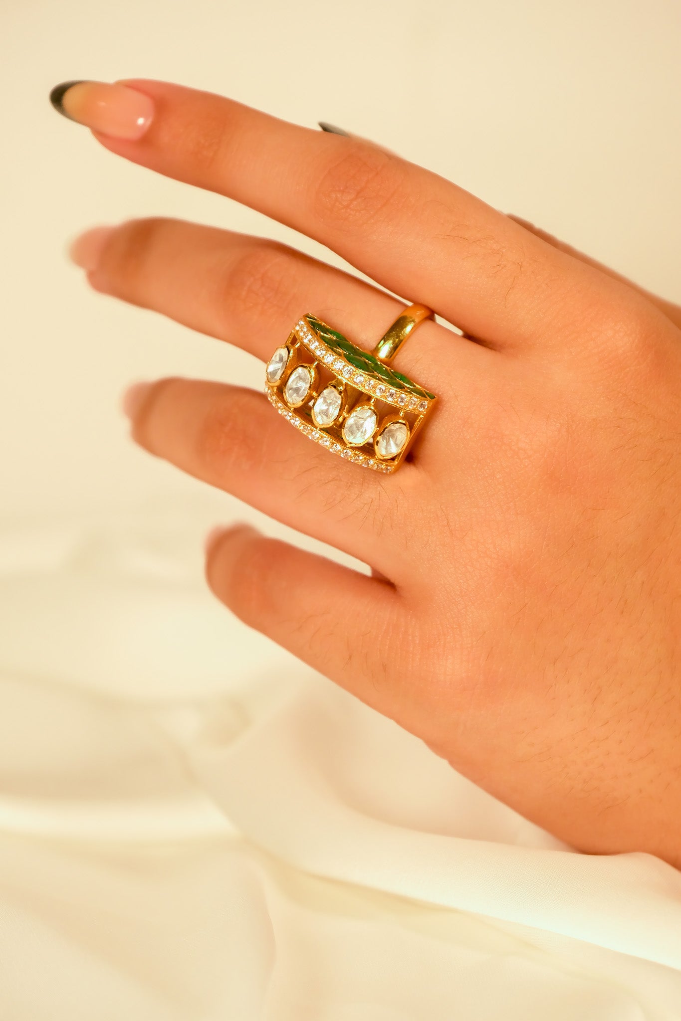 Girika Cascade Dome Ring