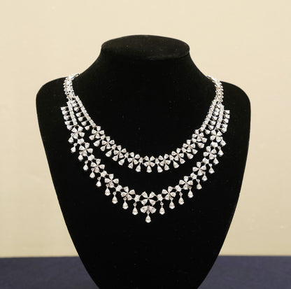 Radiant Flora Draped Necklace