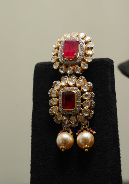 Ruby Radiance Kundan Choker Set