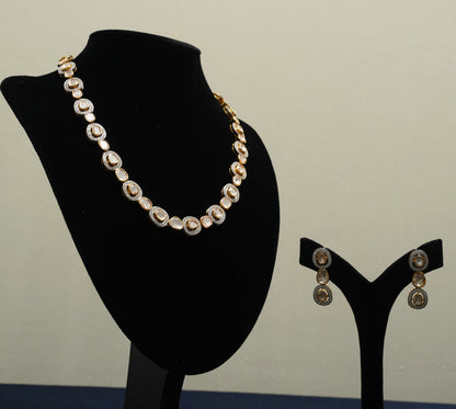 Ethereal Glow Kundan Necklace Set
