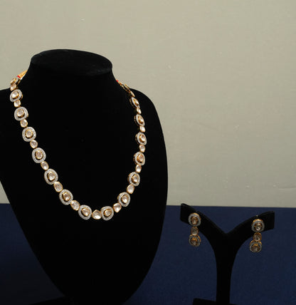 Ethereal Glow Kundan Necklace Set