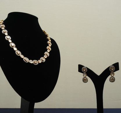 Ethereal Glow Kundan Necklace Set