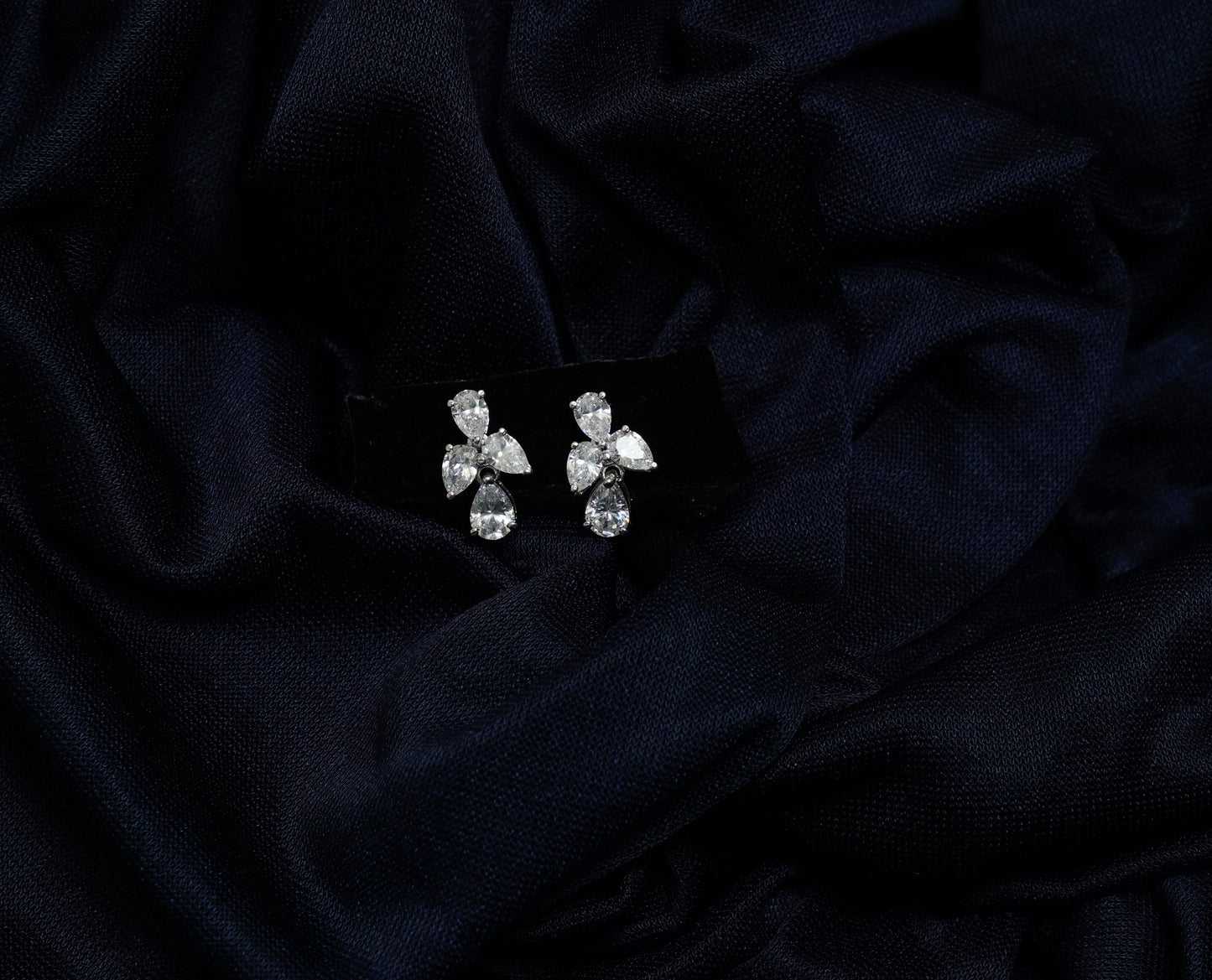 Zyra Crystal Petal Studs