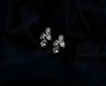 Zyra Crystal Petal Studs