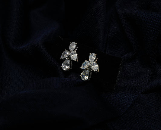 Zyra Crystal Petal Studs