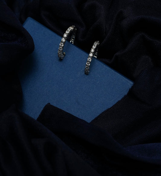 Silver Luminara Hoops