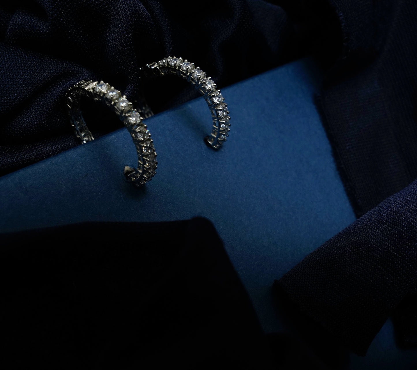 Silver Luminara Hoops