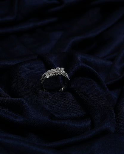 Starlit Grace Layered Ring