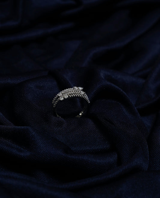 Starlit Grace Layered Ring