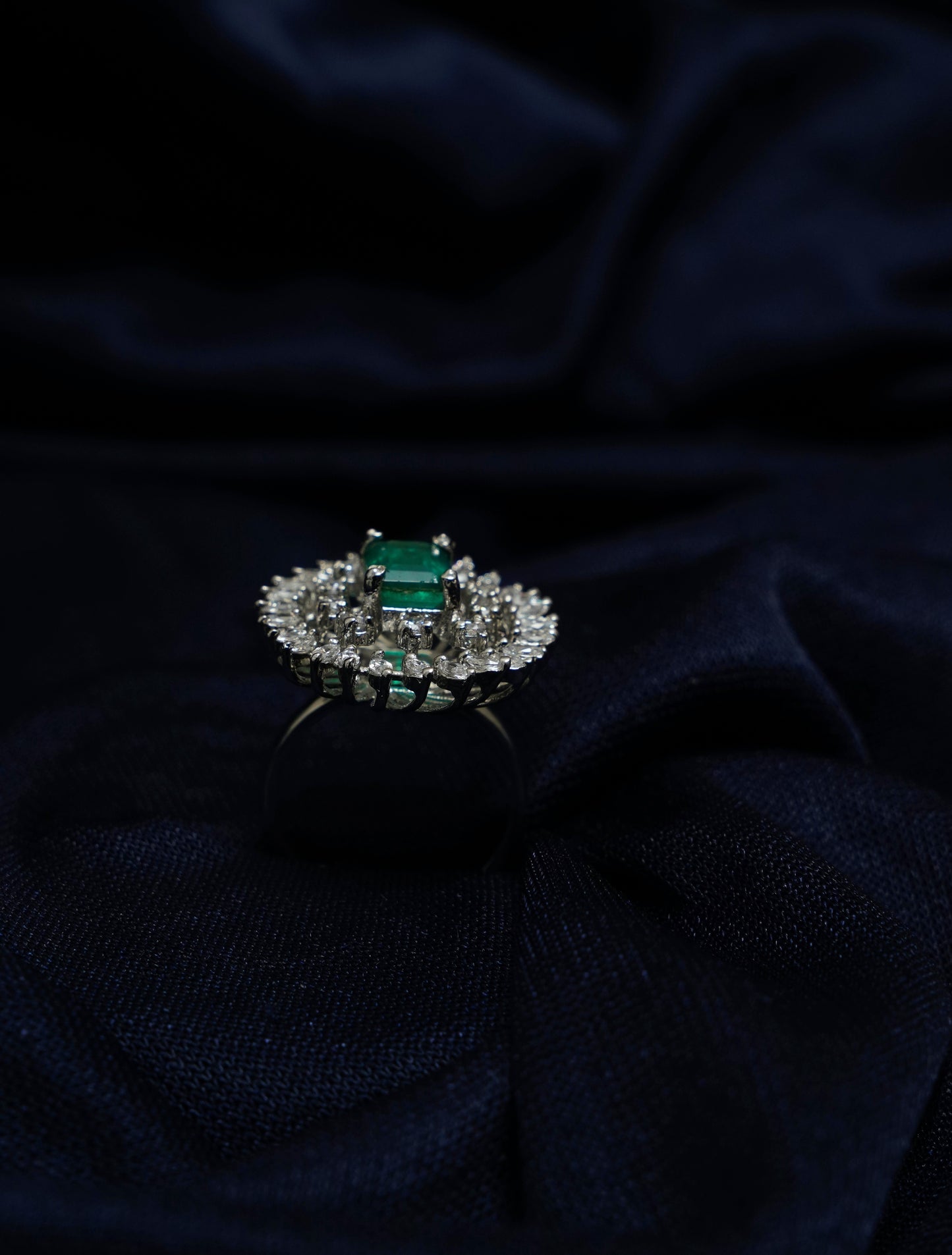 Verdant Majesty Emerald Ring