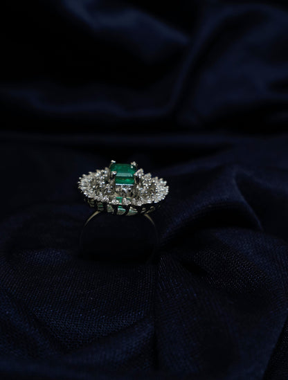 Verdant Majesty Emerald Ring