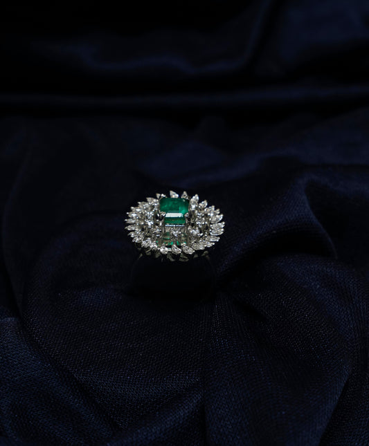 Verdant Majesty Emerald Ring