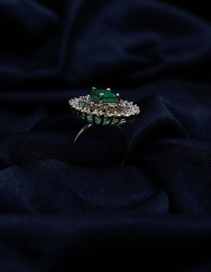 Verdant Majesty Emerald Ring
