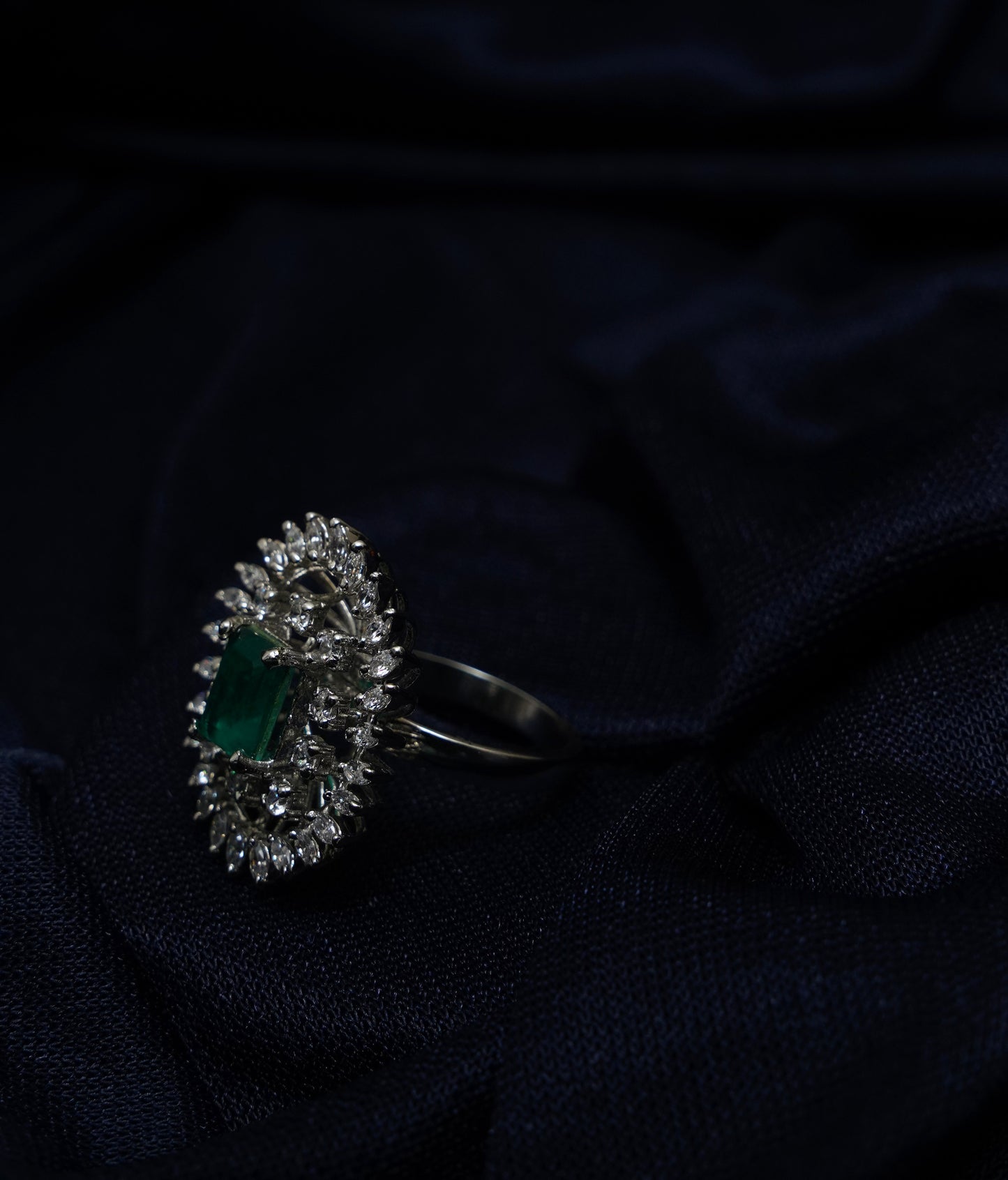 Verdant Majesty Emerald Ring