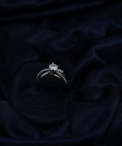 Lustre Radiance Crown Ring