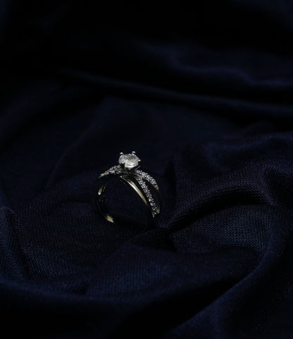 Lustre Radiance Crown Ring