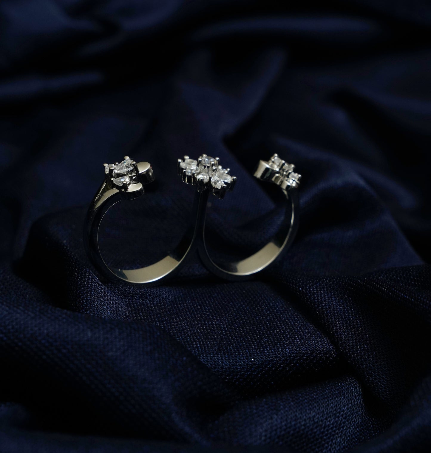 Twin Aura Celeste Ring