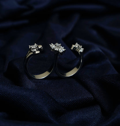 Twin Aura Celeste Ring