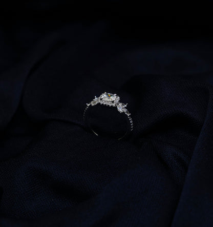 Crystal Serenade Quad Stone Ring