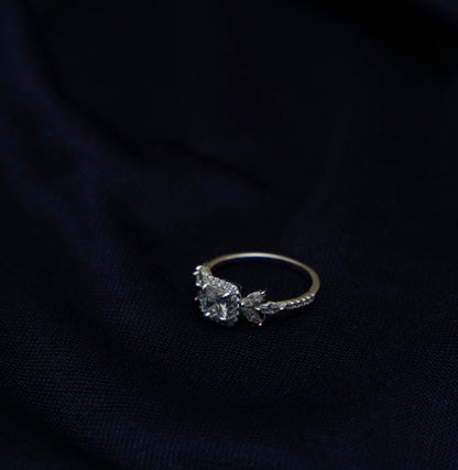 Crystal Serenade Quad Stone Ring