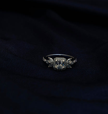 Crystal Serenade Quad Stone Ring