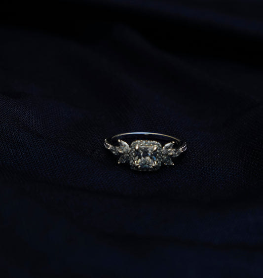 Crystal Serenade Quad Stone Ring