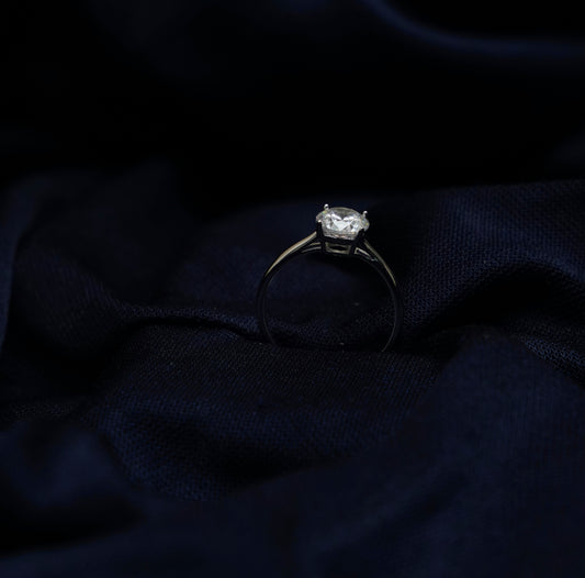 Lustre Crown Stone Ring