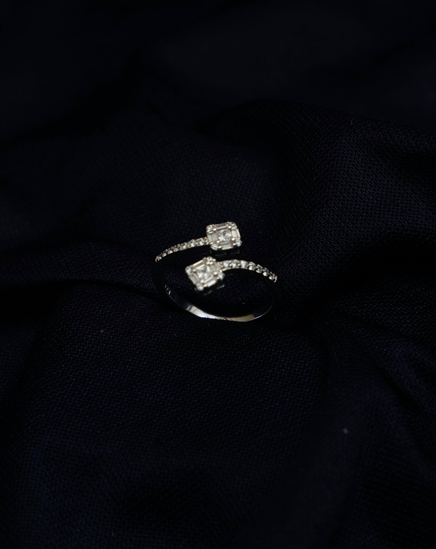 Twin Gleam Harmony Ring