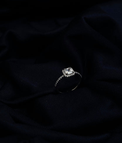 Radiant Crown Stone Whisper Ring