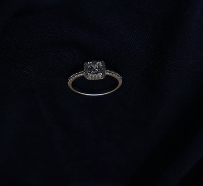 Radiant Crown Stone Whisper Ring