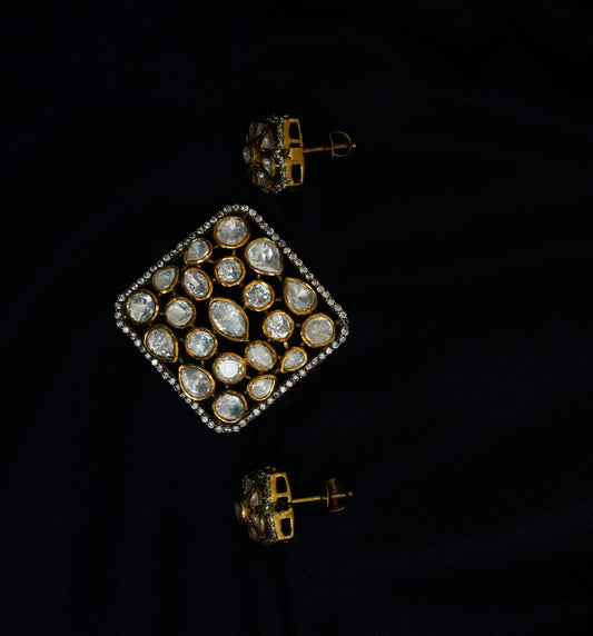 Hira Kundan Mandal Set