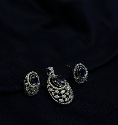 Tarangini Neel Oval Set