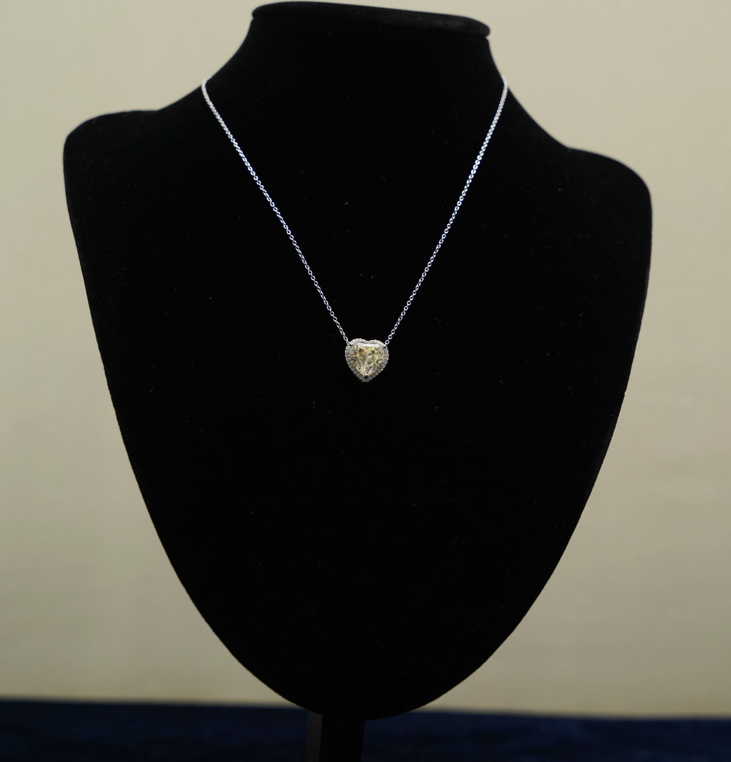 Golden Heart Prism Pendant