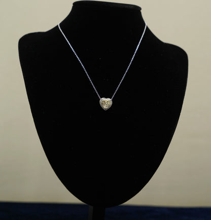 Golden Heart Prism Pendant