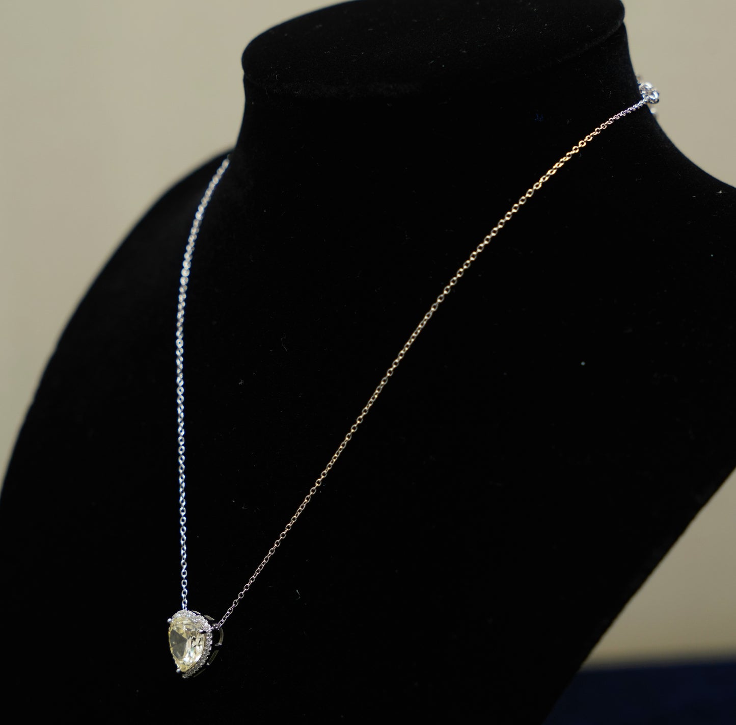 Golden Heart Prism Pendant