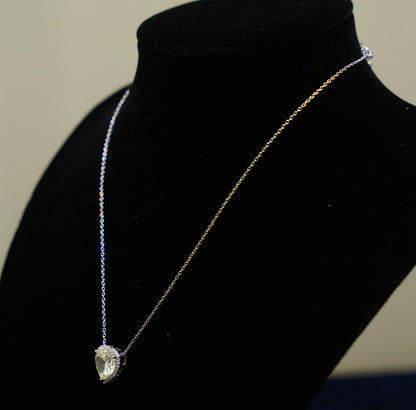 Golden Heart Prism Pendant