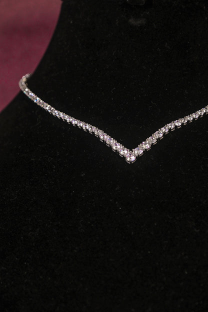 Celeste Drape CZ Necklace & Earring Set