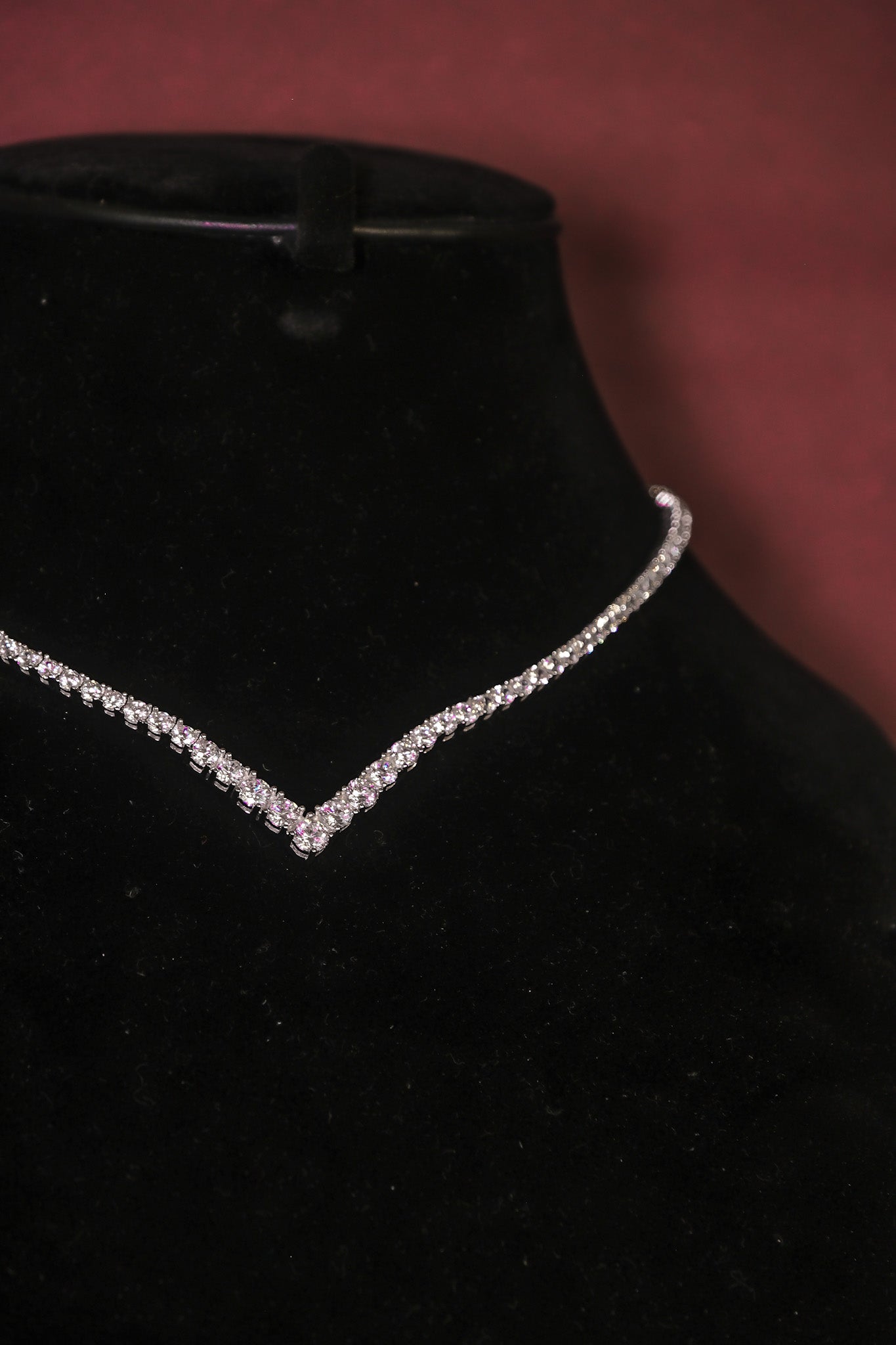 Celeste Drape CZ Necklace & Earring Set