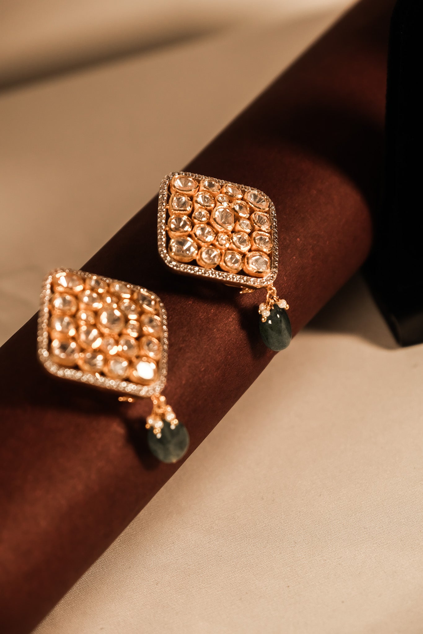 Ruhani Charm Choker and Earring Set