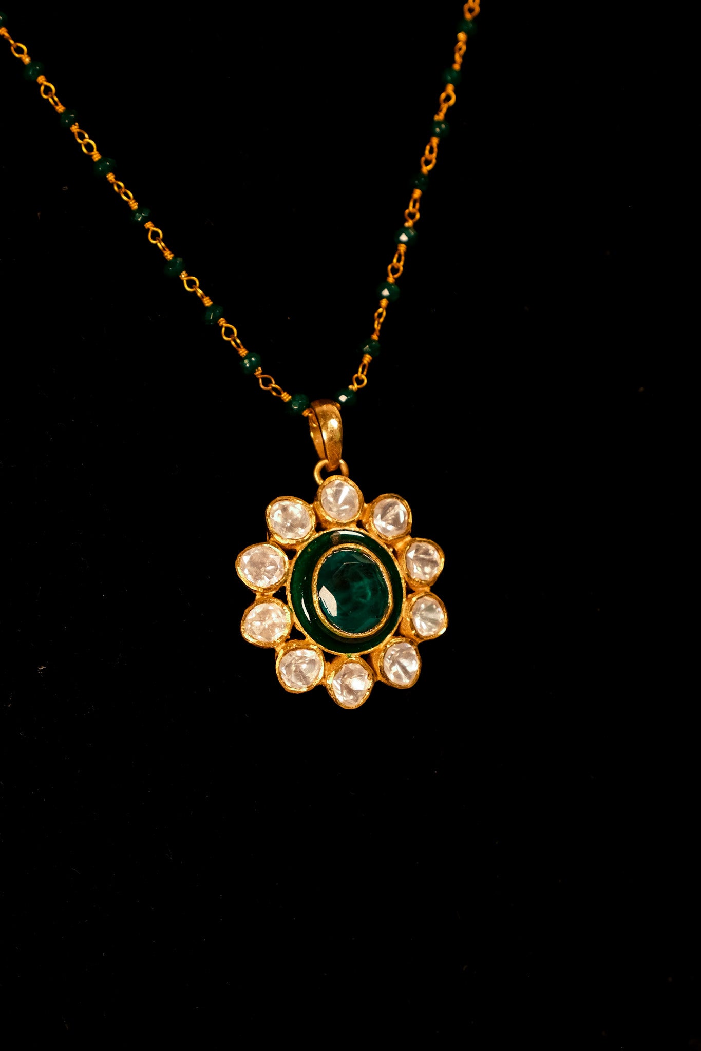 Vasanti Padma Bloom Pendant and Chain