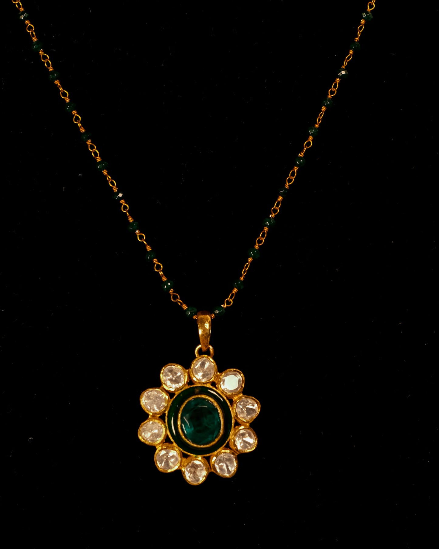 Vasanti Padma Bloom Pendant and Chain