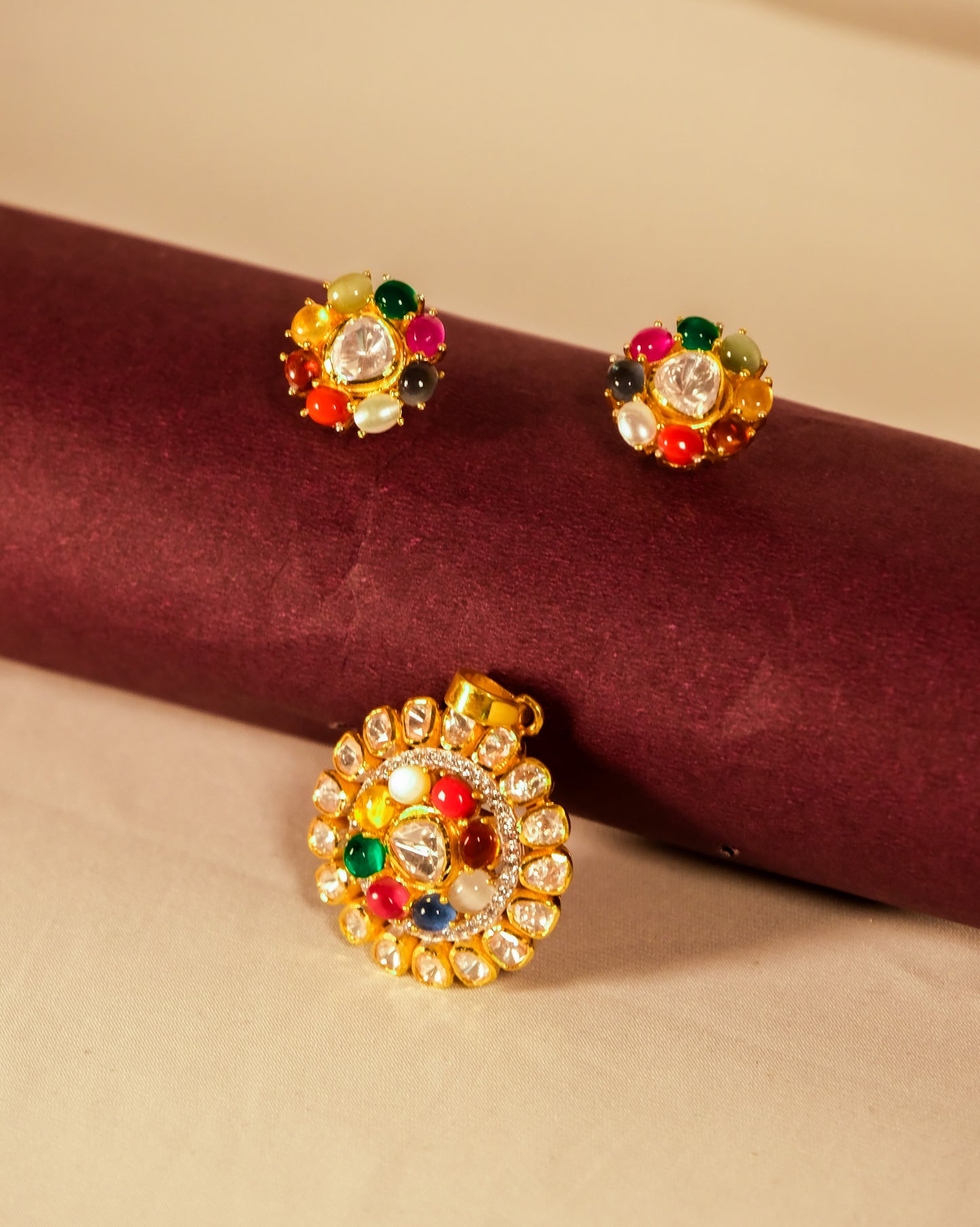 Varnika Earrings and Ring  Set