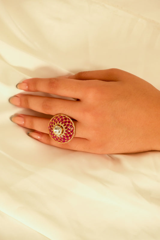 Nayra Mesh Dome Ring